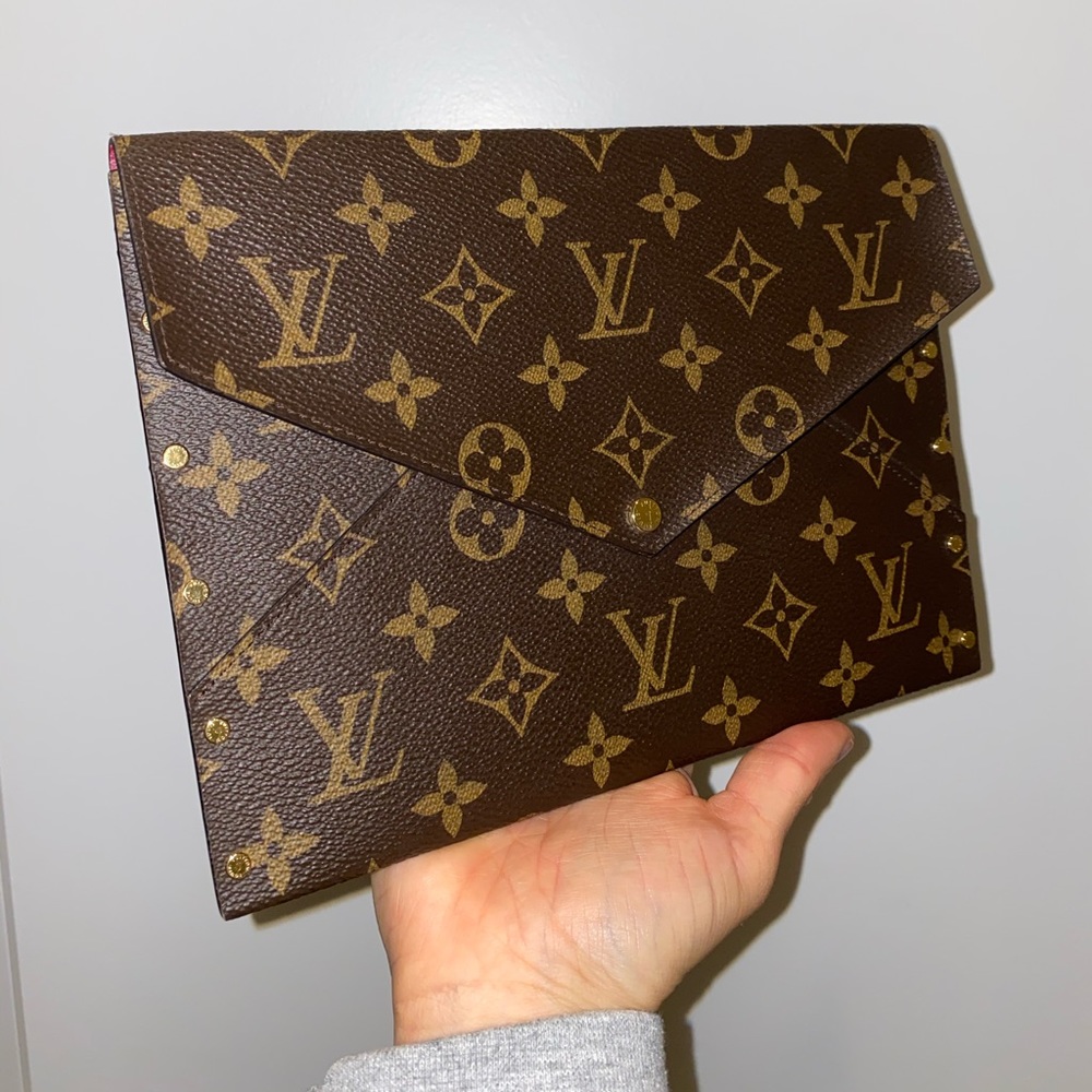 Louis Vuitton Monogram Rivets Envelope